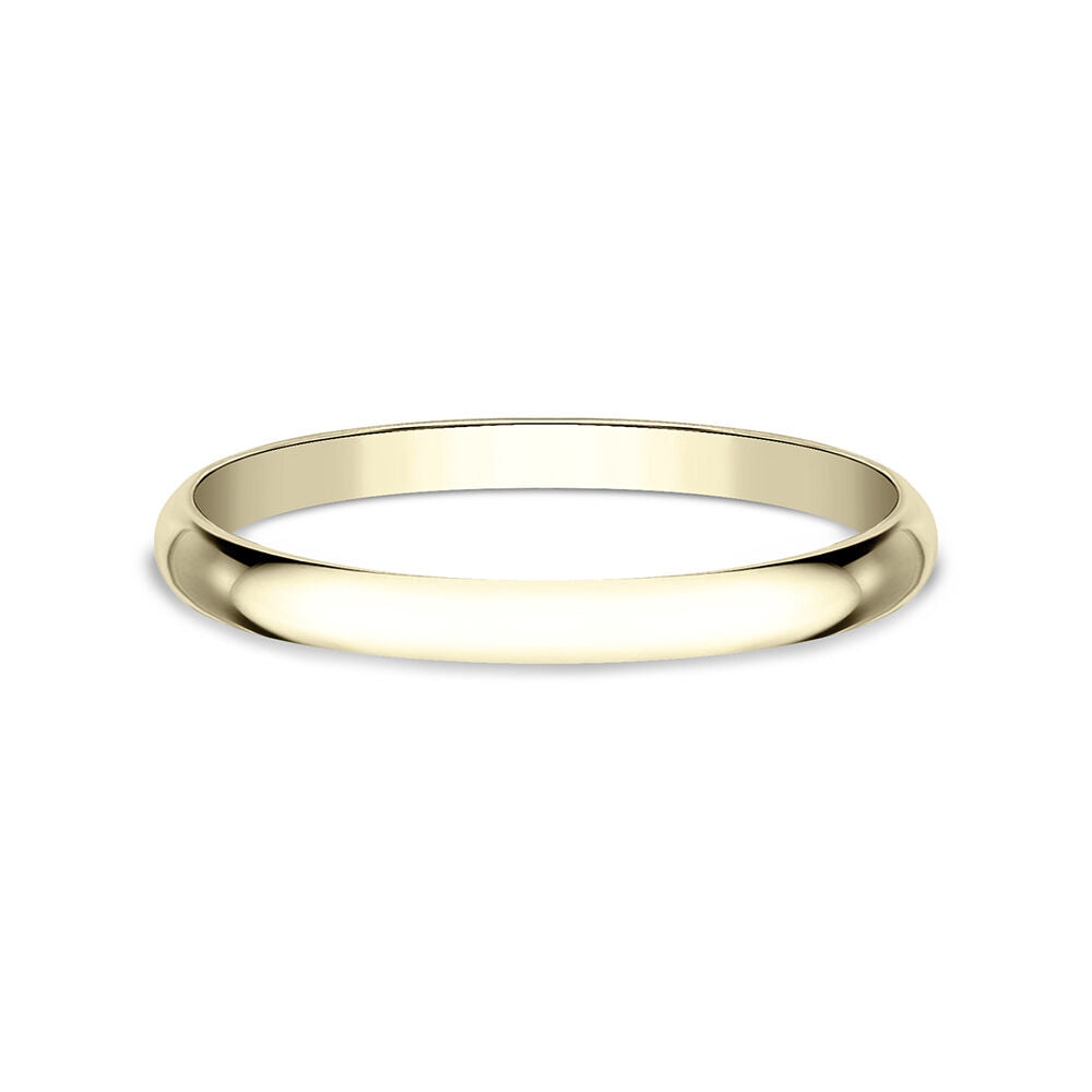 Thin Wedding Band in 14K Yellow Gold, 1.2mm