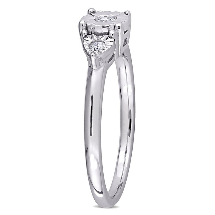 1/10 ct. tw. Diamond Promise Ring in Sterling Silver