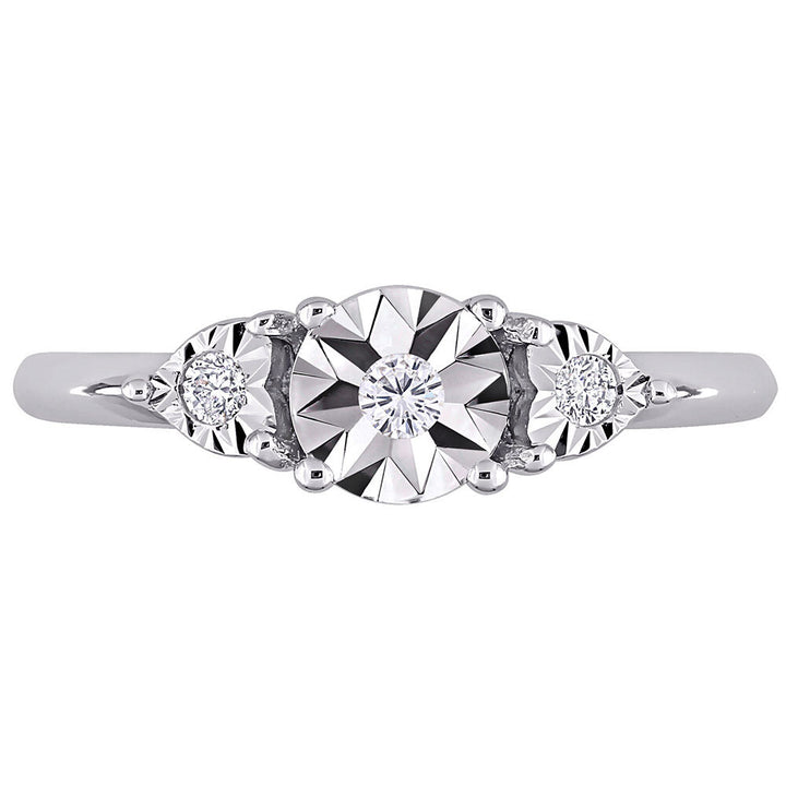 1/10 ct. tw. Diamond Promise Ring in Sterling Silver