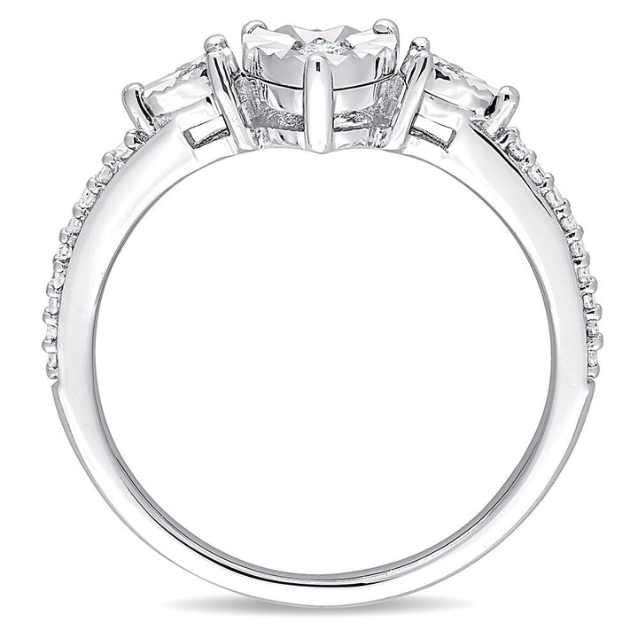 1/7 ct. tw. Diamond Promise Ring in Sterling Silver