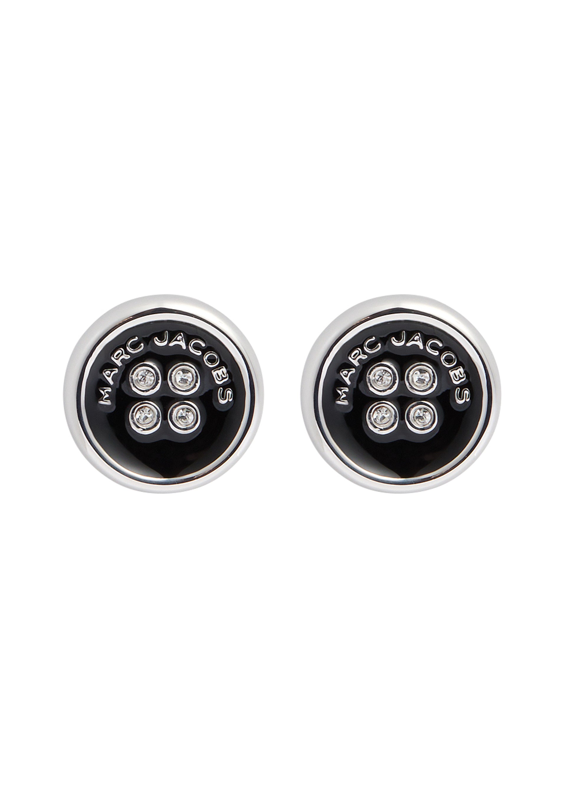 Button stud earrings