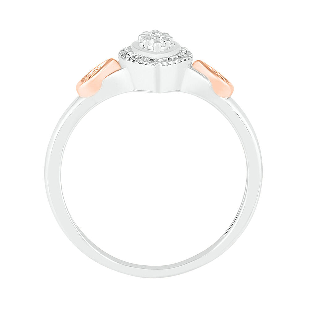 Marquise Diamond Cluster Promise Ring in Sterling Silver (1/7 ct. tw.)