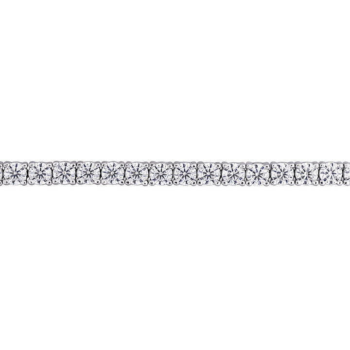 Moissanite Tennis Bracelet in Sterling Silver (5 5/8 ct. dew)