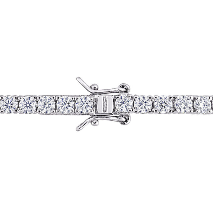 Moissanite Tennis Bracelet in Sterling Silver (5 5/8 ct. dew)
