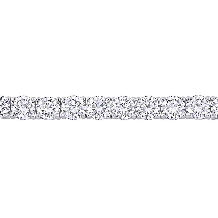 Moissanite Tennis Bracelet in Sterling Silver (9 1/2 ct. dew)