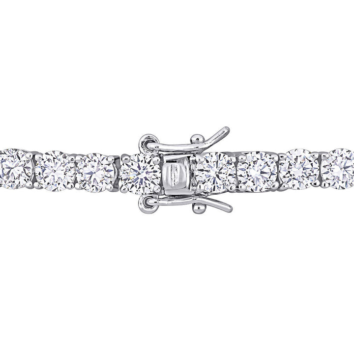 Moissanite Tennis Bracelet in Sterling Silver (9 1/2 ct. dew)