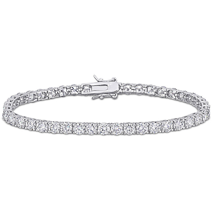 Moissanite Tennis Bracelet in Sterling Silver (9 1/2 ct. dew)