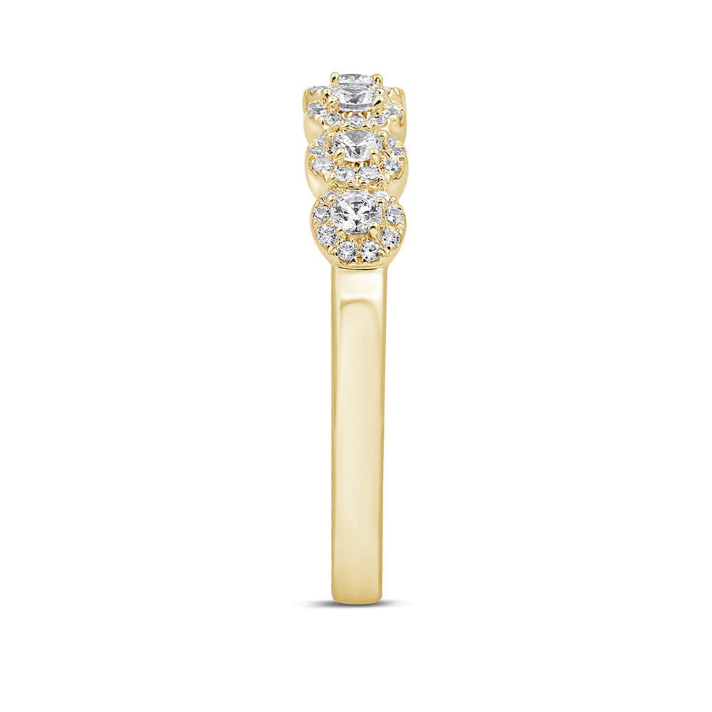 Diamond Anniversary Band with Seven Stones in 14K Yellow Gold (1/2 ct. tw.)