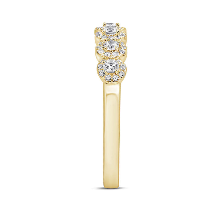Diamond Anniversary Band with Seven Stones in 14K Yellow Gold (1/2 ct. tw.)