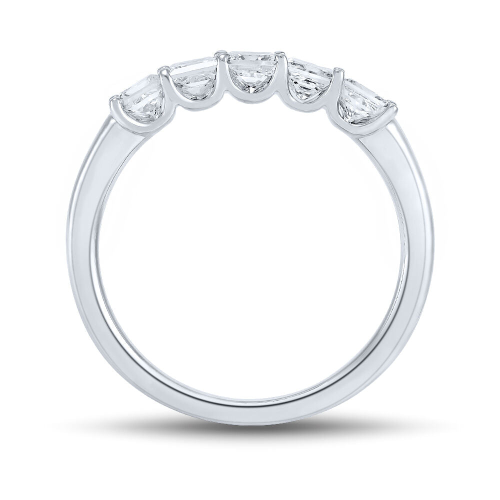 Princess-Cut Anniversary Band in 14K White Gold (1 ct. tw.)