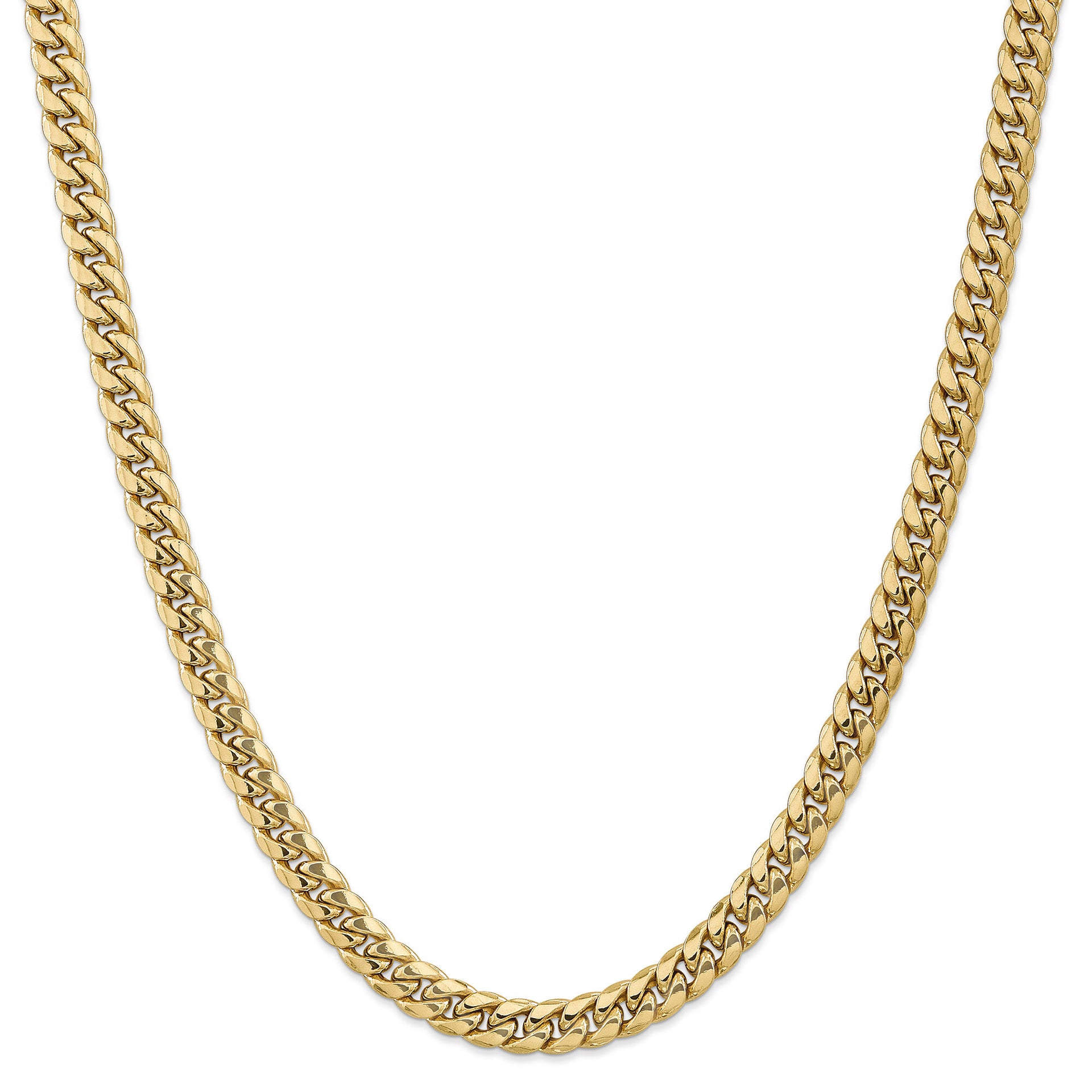 Miami Cuban Chain in 14K Yellow Gold, 24"