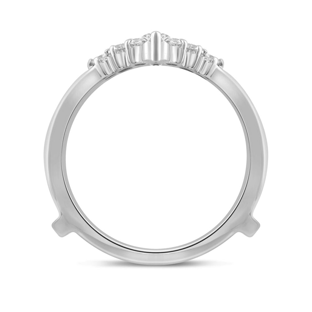 Diamond Contour Ring Enhancer in 14K White Gold (5/8 ct. tw.)