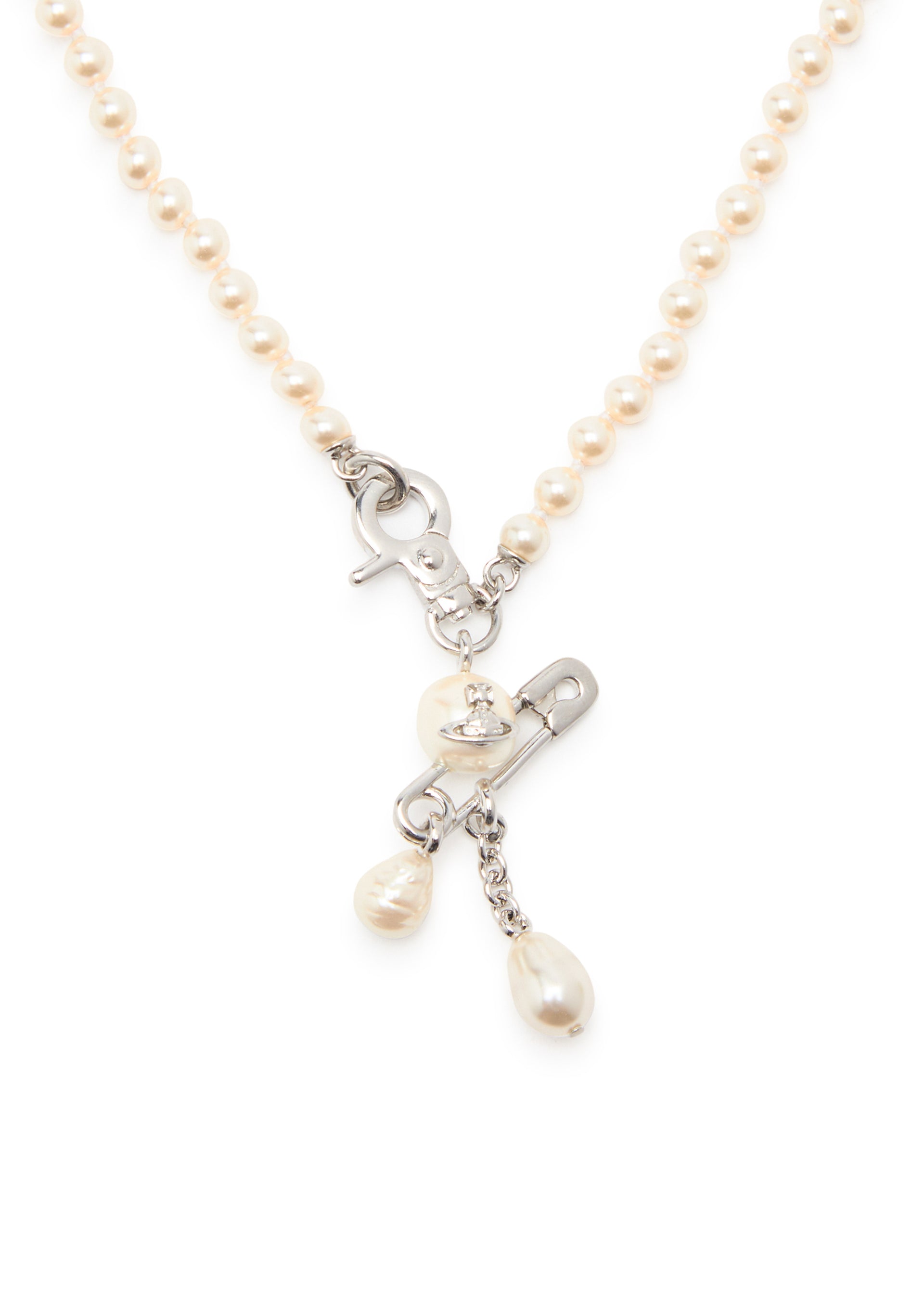 Claude small faux pearl necklace
