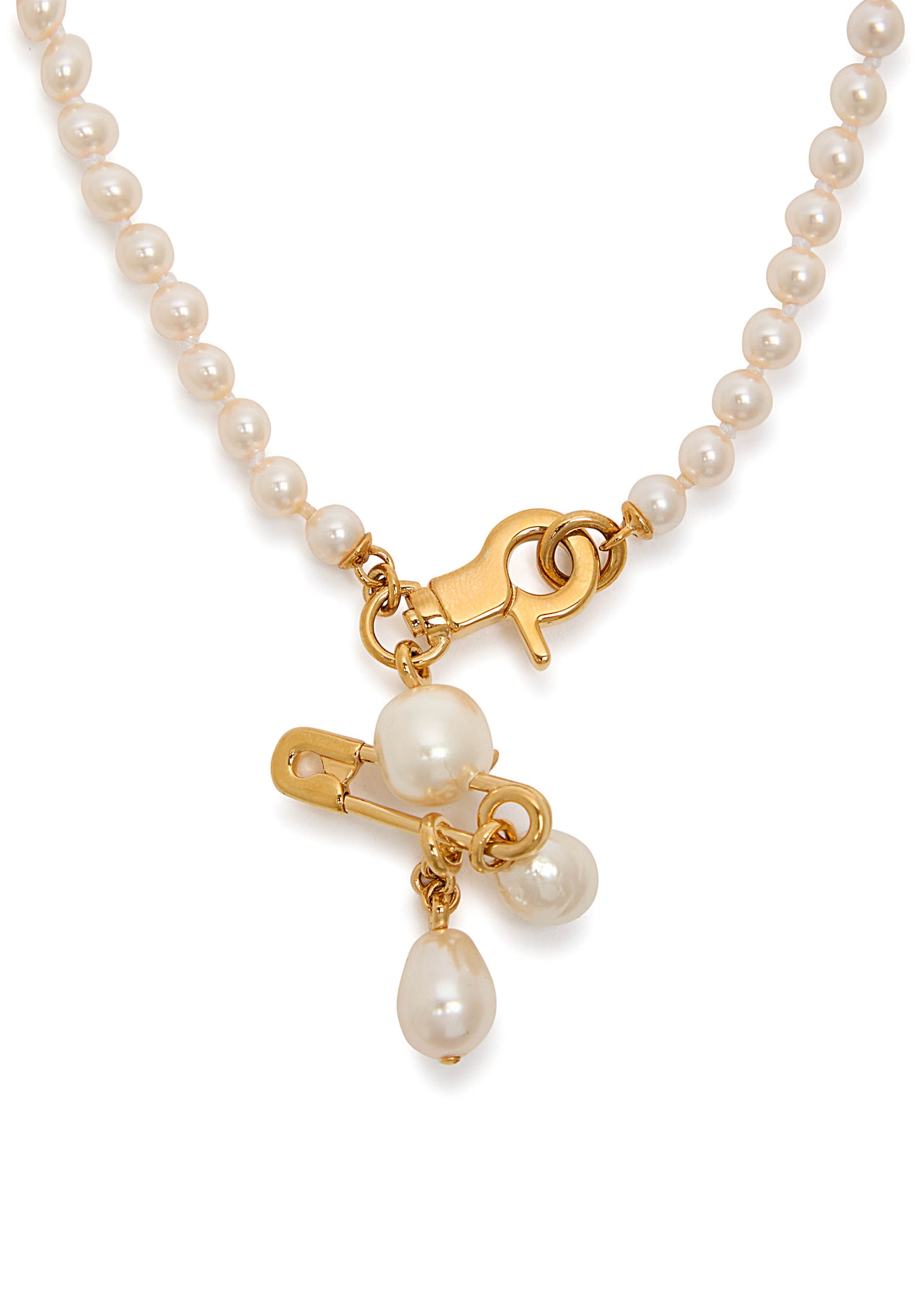Claude small faux pearl necklace