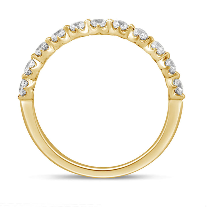 Diamond Anniversary Band with Shared Prongs in 14K Yellow Gold (1/2 ct. tw.)