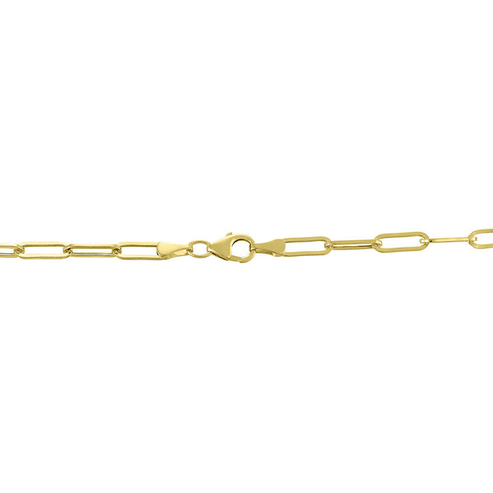 Paperclip Chain Necklace in 14K Yellow Gold, 3.15mm, 18"