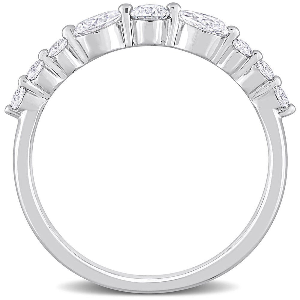 Moissanite Band in Sterling Silver (2/5 ct. dew)