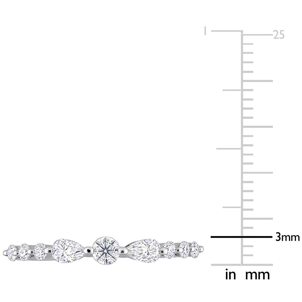Moissanite Band in Sterling Silver (2/5 ct. dew)