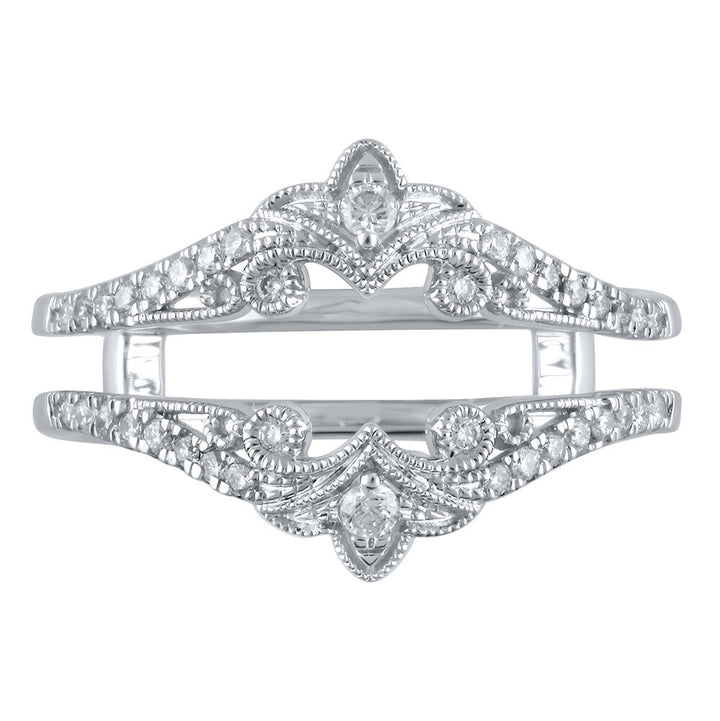 1/4 ct. tw. Diamond Ring Enhancer in 10K White Gold