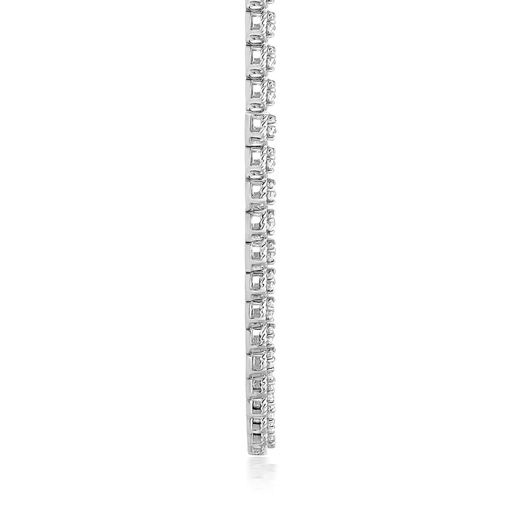 Diamond Tennis Necklace in 10K White Gold (2 1/2 ct. tw.)