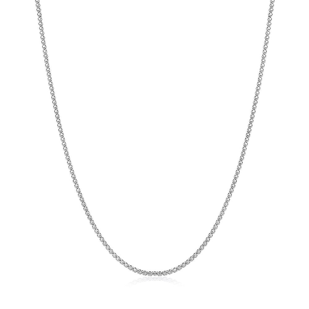 Diamond Tennis Necklace in 10K White Gold (2 1/2 ct. tw.)