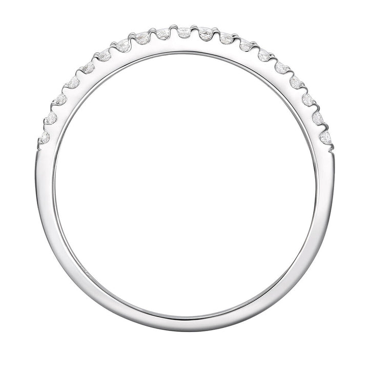 Diamond Four-Row Band in 10K White Gold (3/4 ct. tw.)
