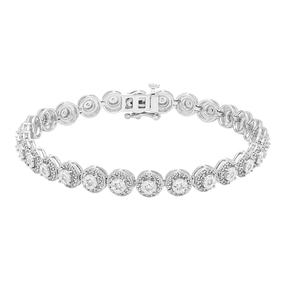 Diamond Bracelet in Sterling Silver (3/8 ct. tw.)
