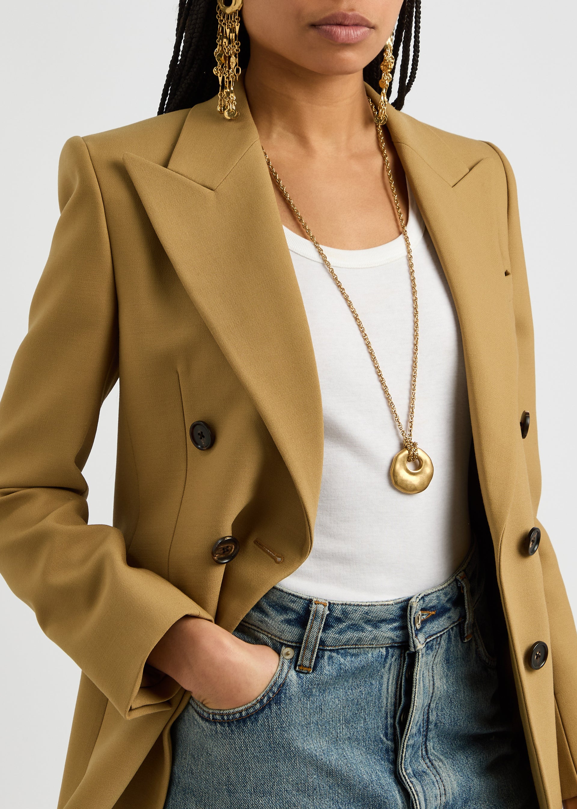 Eclectic pendant necklace