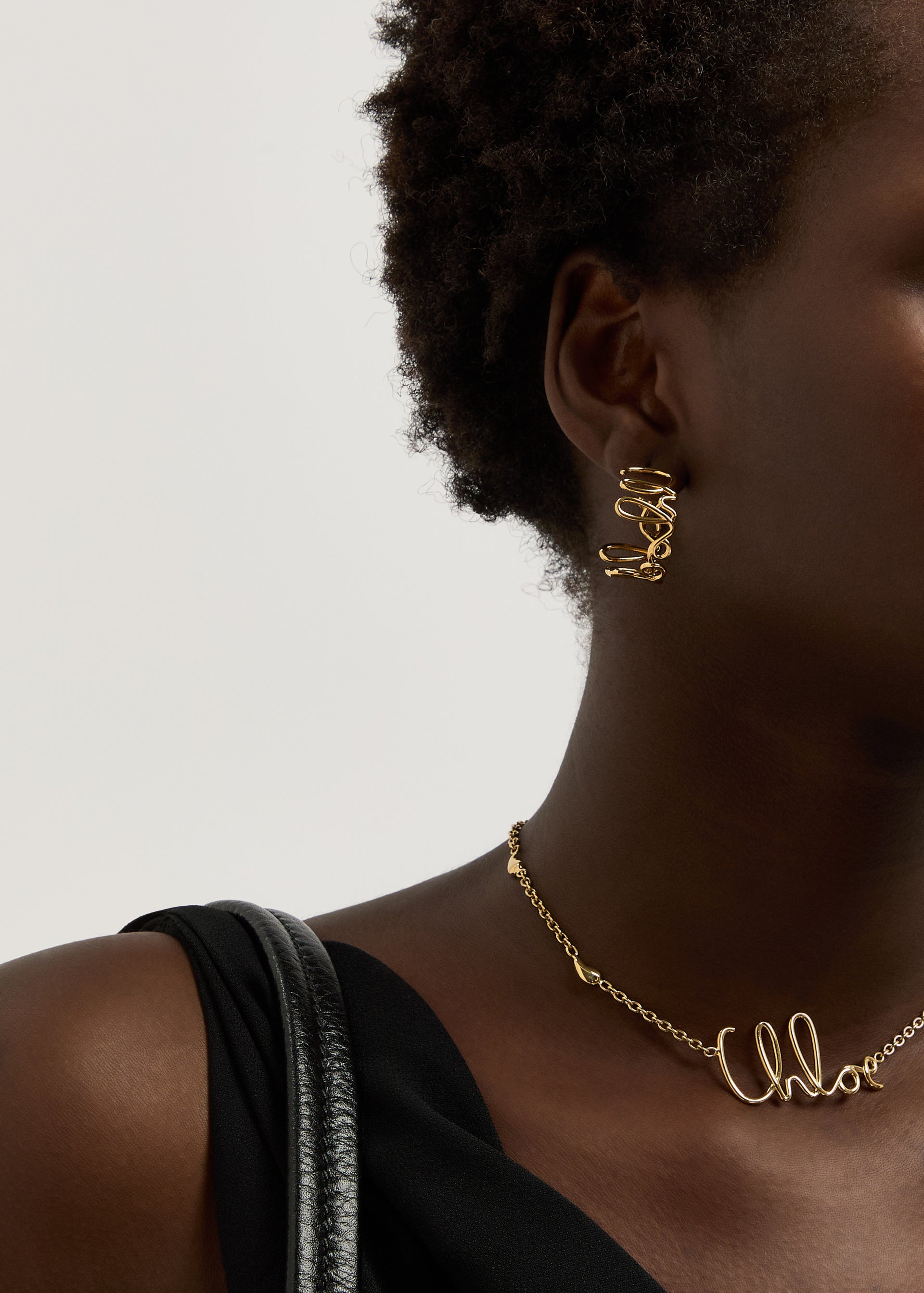 Iconic logo hoop earrings