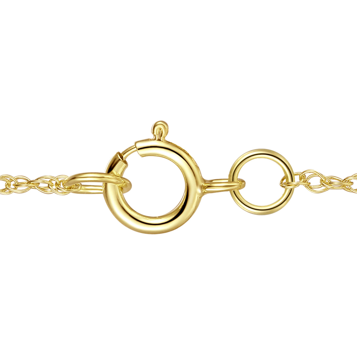 Blue Sapphire and Diamond Pendant in 10K Yellow Gold (1/4 ct. tw.)