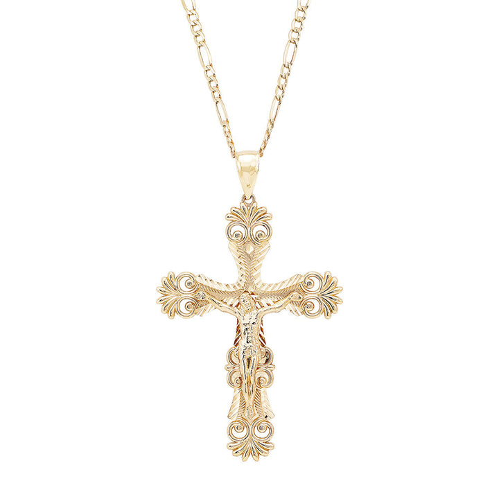 Cross Pendant in 10K Yellow Gold