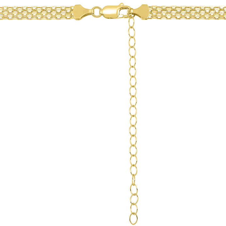 Bismark Chain Necklace in 14K Yellow Gold, 15”