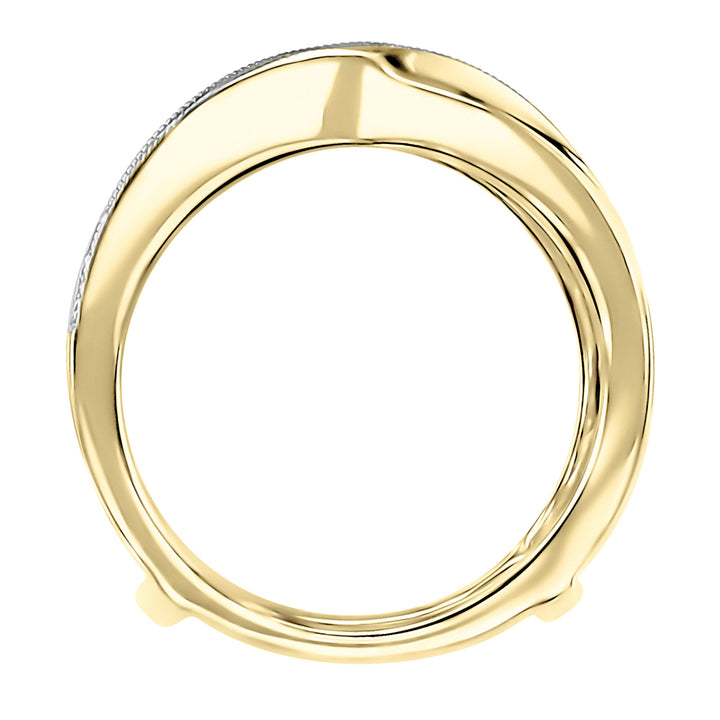 Diamond Twist Ring Enhancer in 14K Yellow Gold (1/5 ct. tw.)