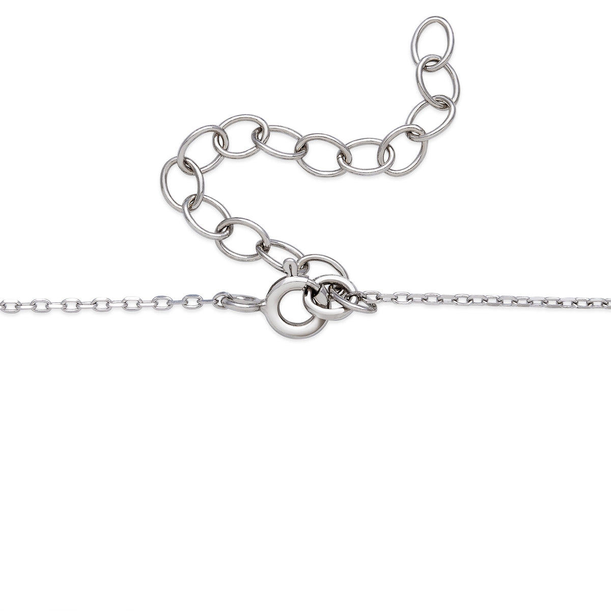 Baroque-Shaped Pearl Necklace in Sterling Silver