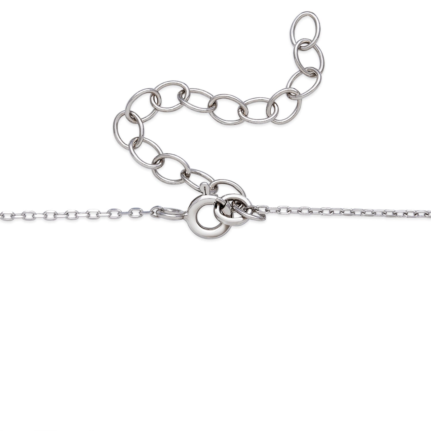 Baroque-Shaped Pearl Necklace in Sterling Silver