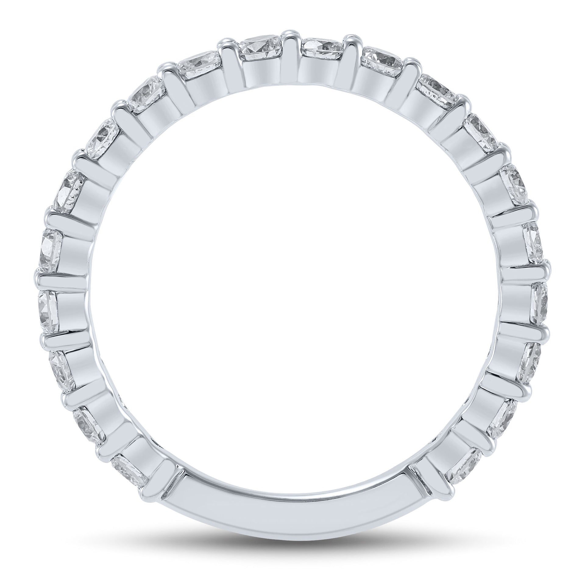 Diamond Wedding Band in 10K White Gold (1 ct. tw.)