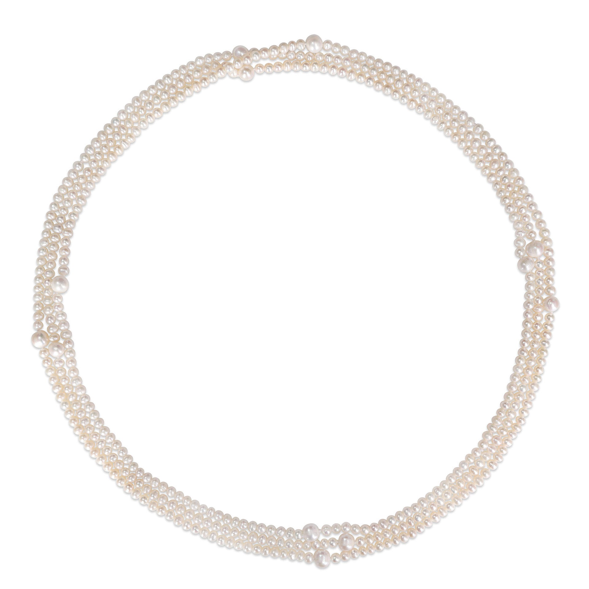 Freshwater Cultured Pearl Endless Necklace