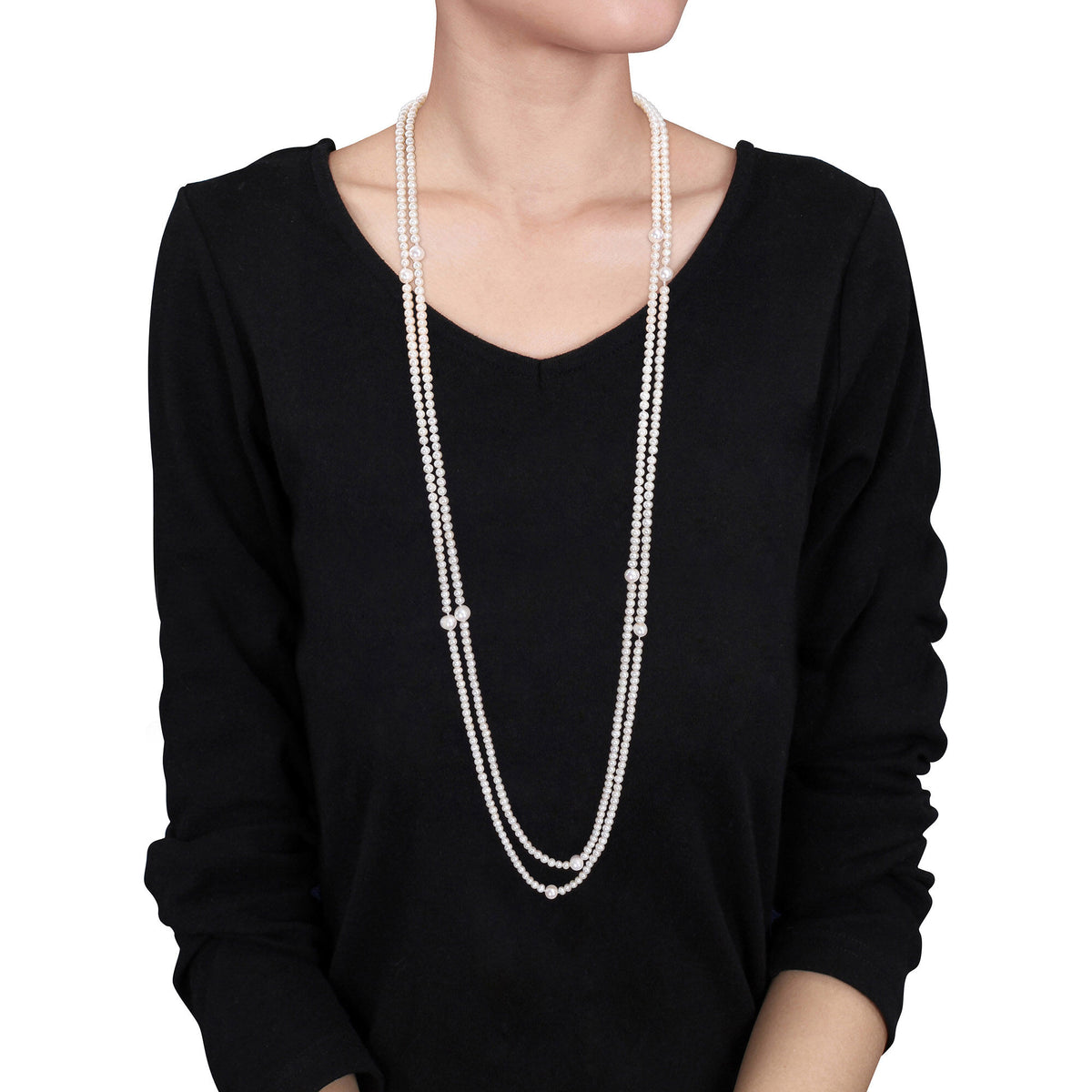 Freshwater Cultured Pearl Endless Necklace