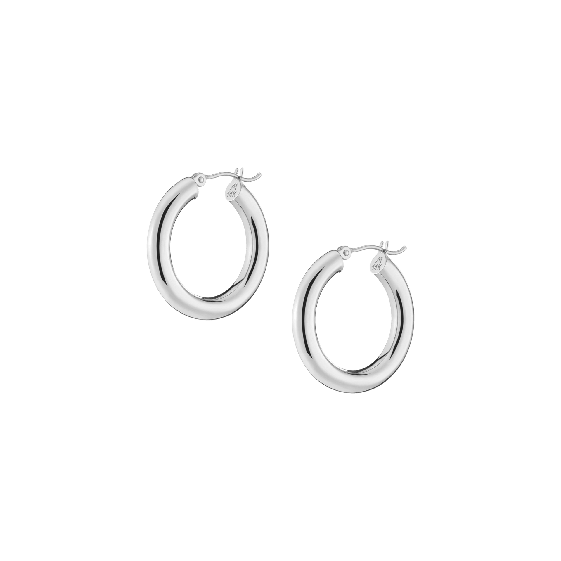 Gold Hoop Earrings - 4mm