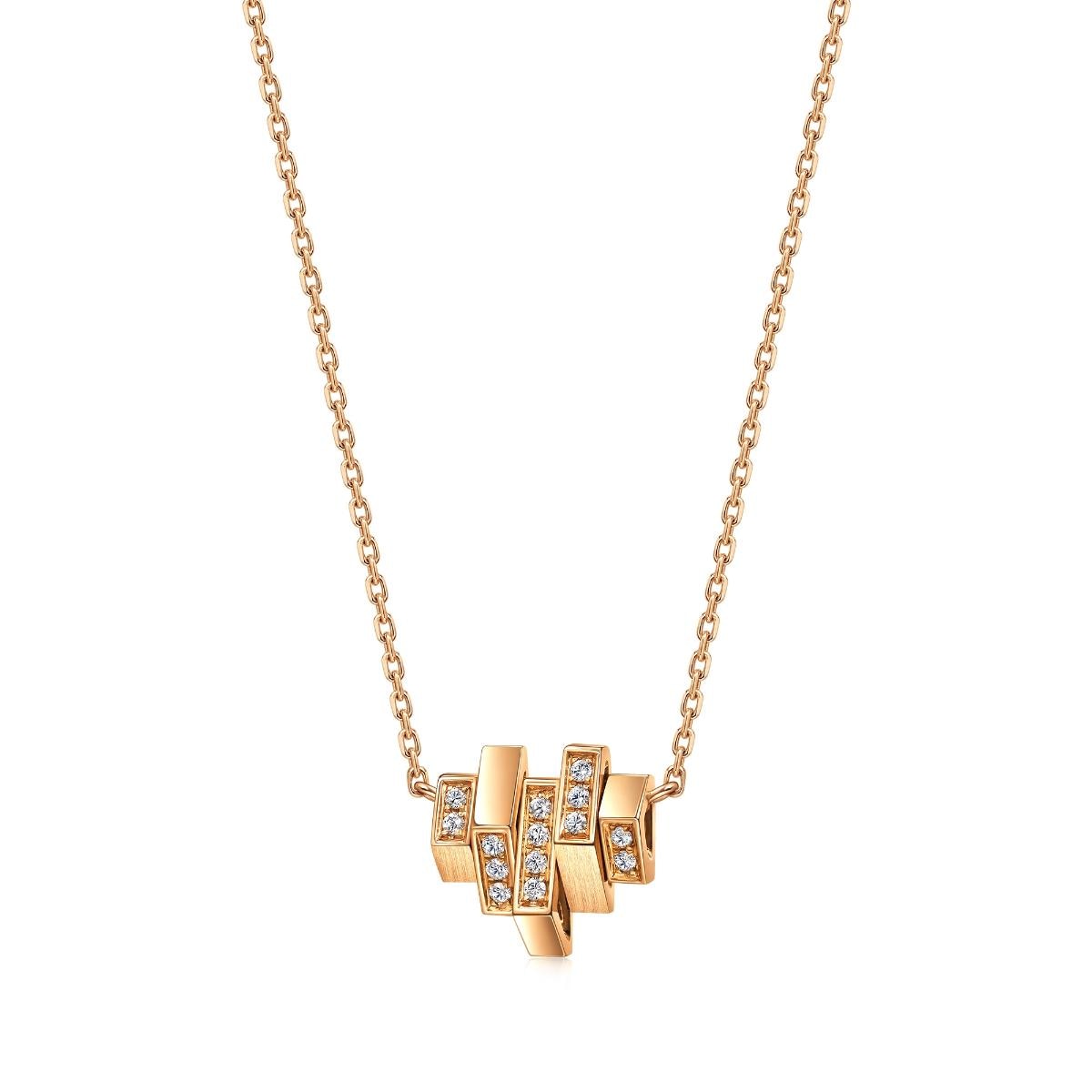 m-18k-rose-gold-diamond-necklace-chow-sang-sang