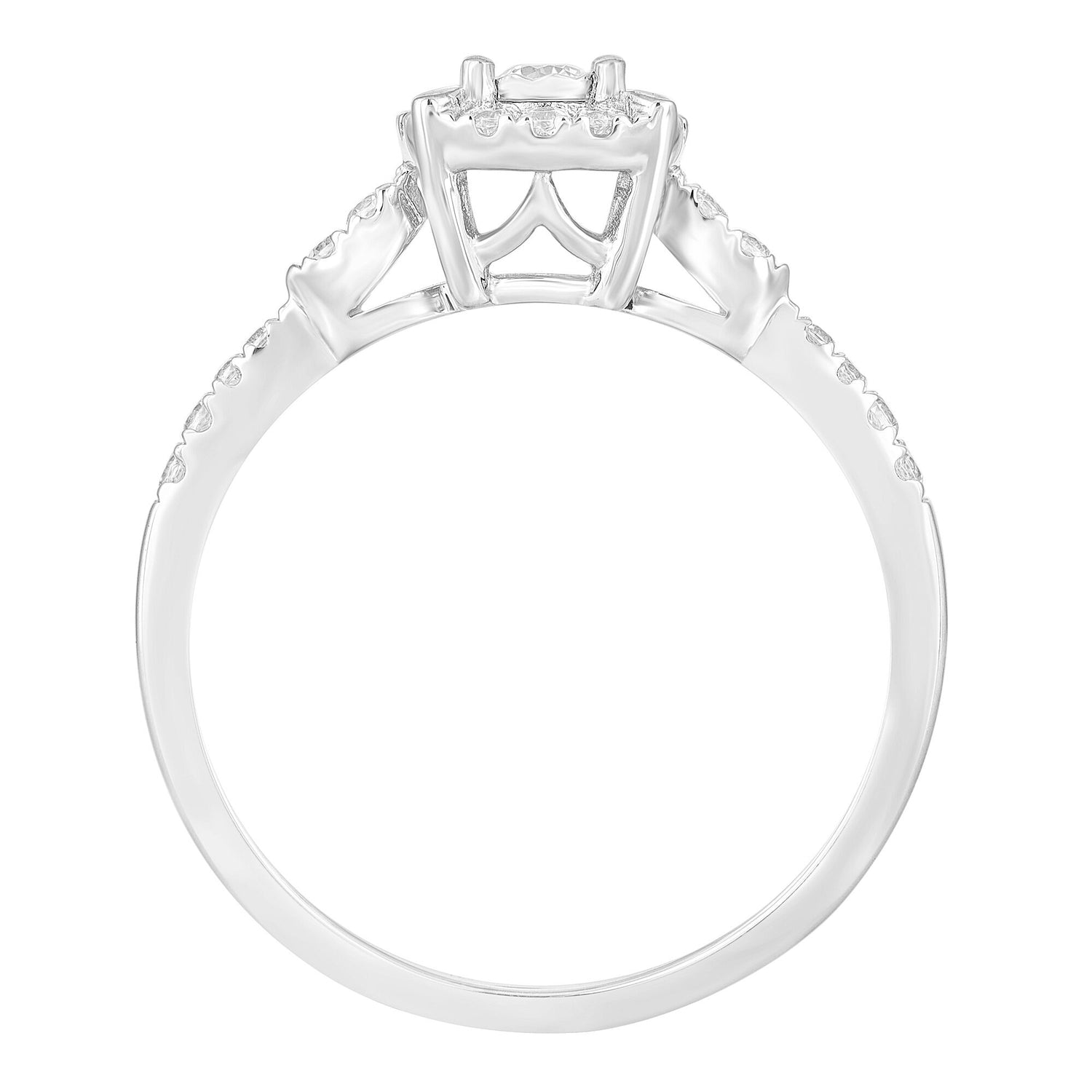 Diamond Promise Ring in 10K White Gold (1/4 ct. tw.)