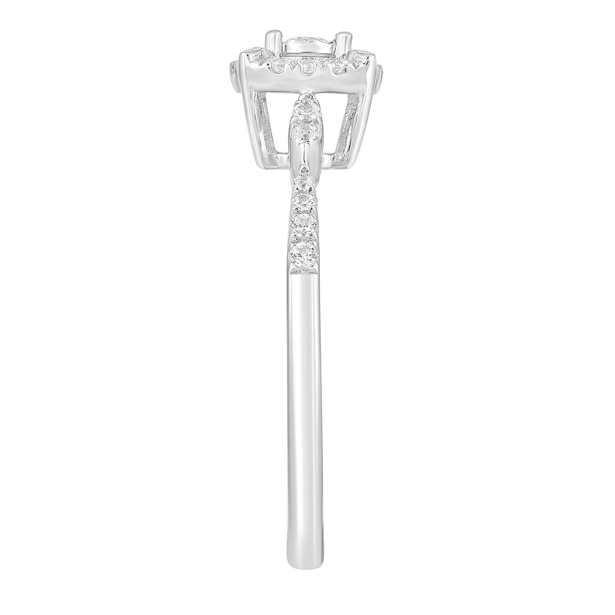 Diamond Promise Ring in 10K White Gold (1/4 ct. tw.)