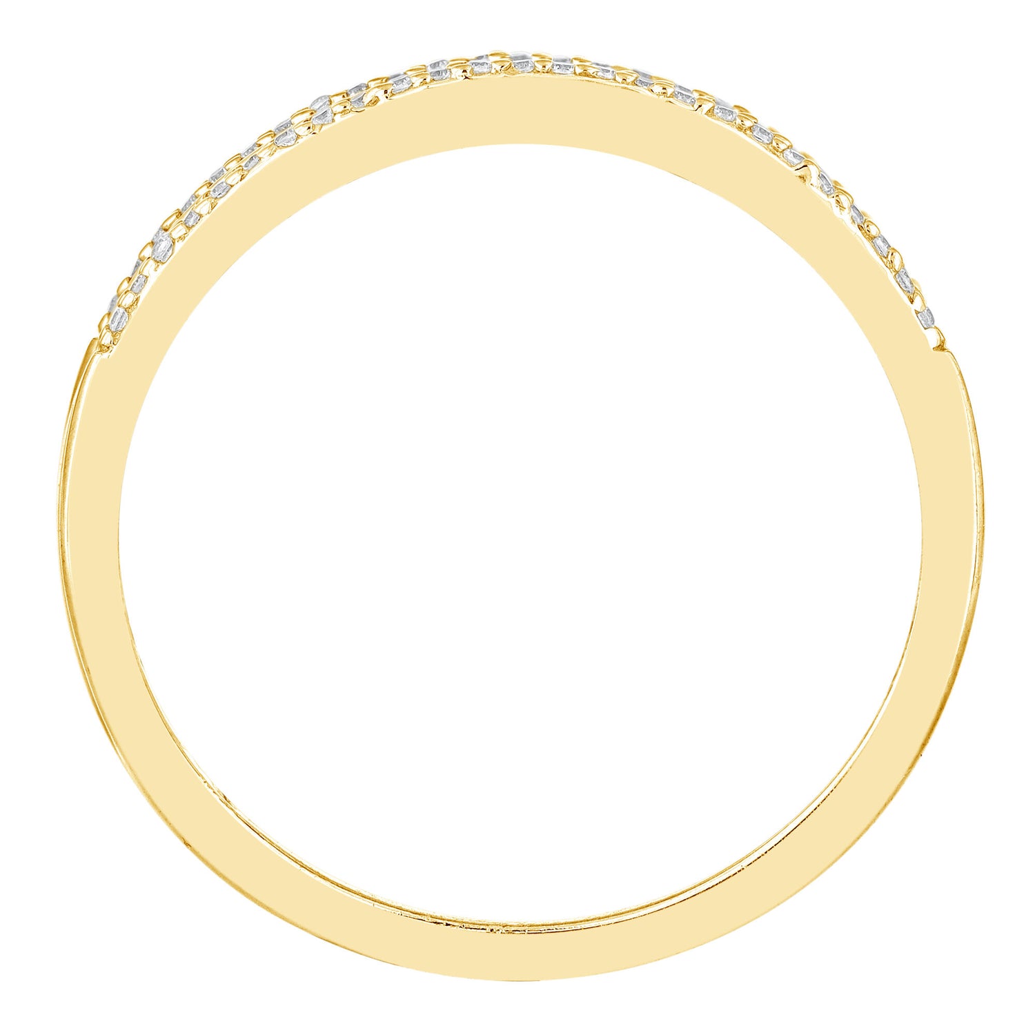 Diamond Band in 10K Yellow Gold (1/4 ct. tw.)