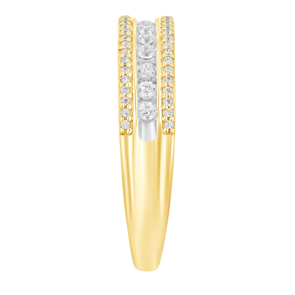 Diamond Band in 10K Yellow Gold (1/4 ct. tw.)