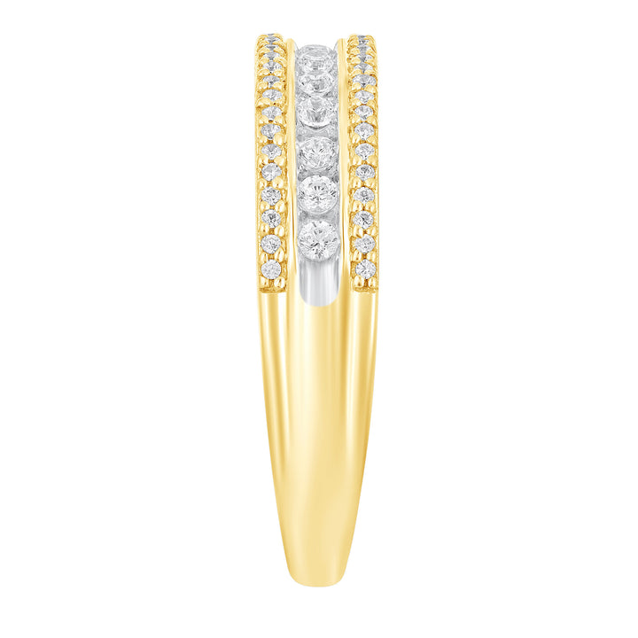 Diamond Band in 10K Yellow Gold (1/4 ct. tw.)