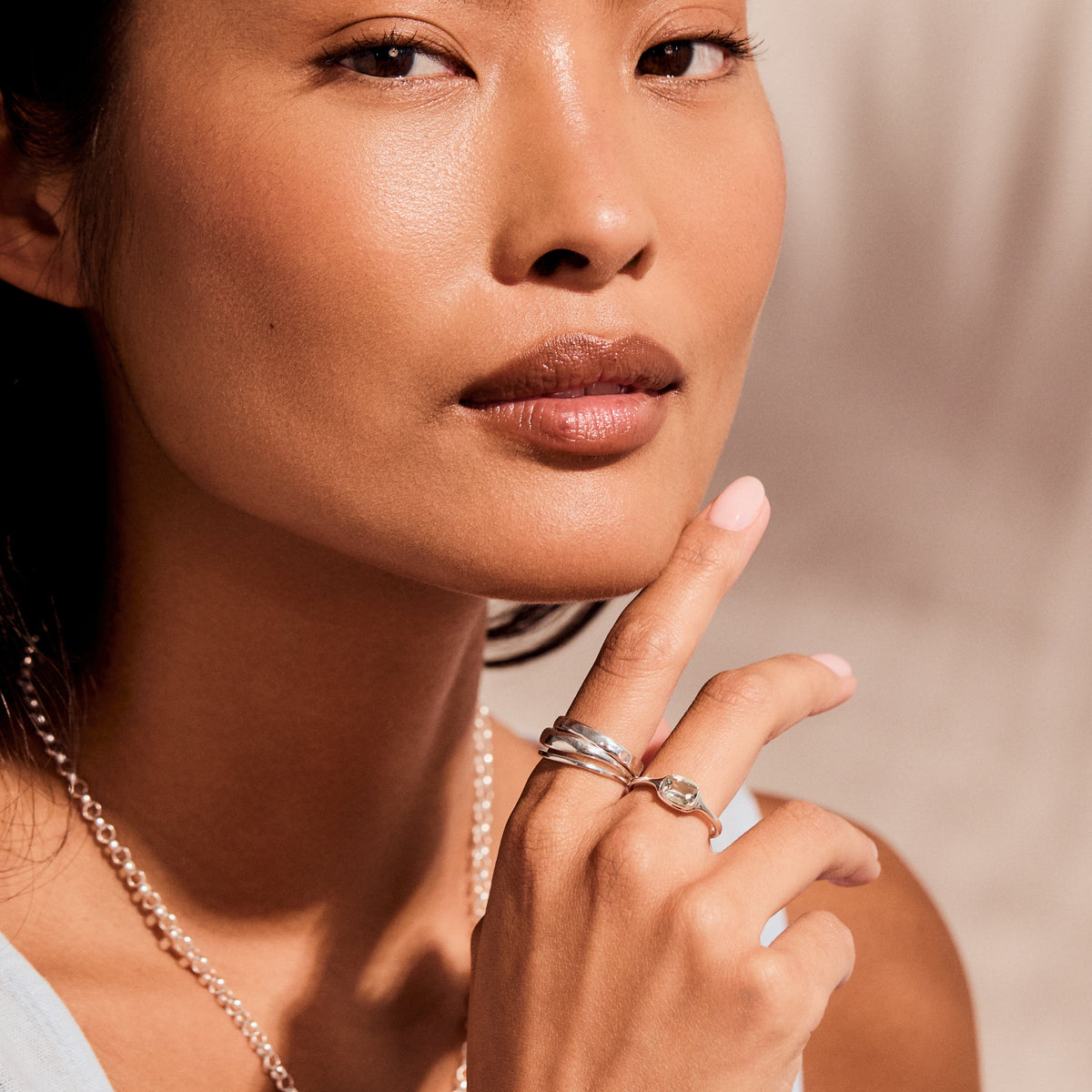 Posie Green Amethyst Ring