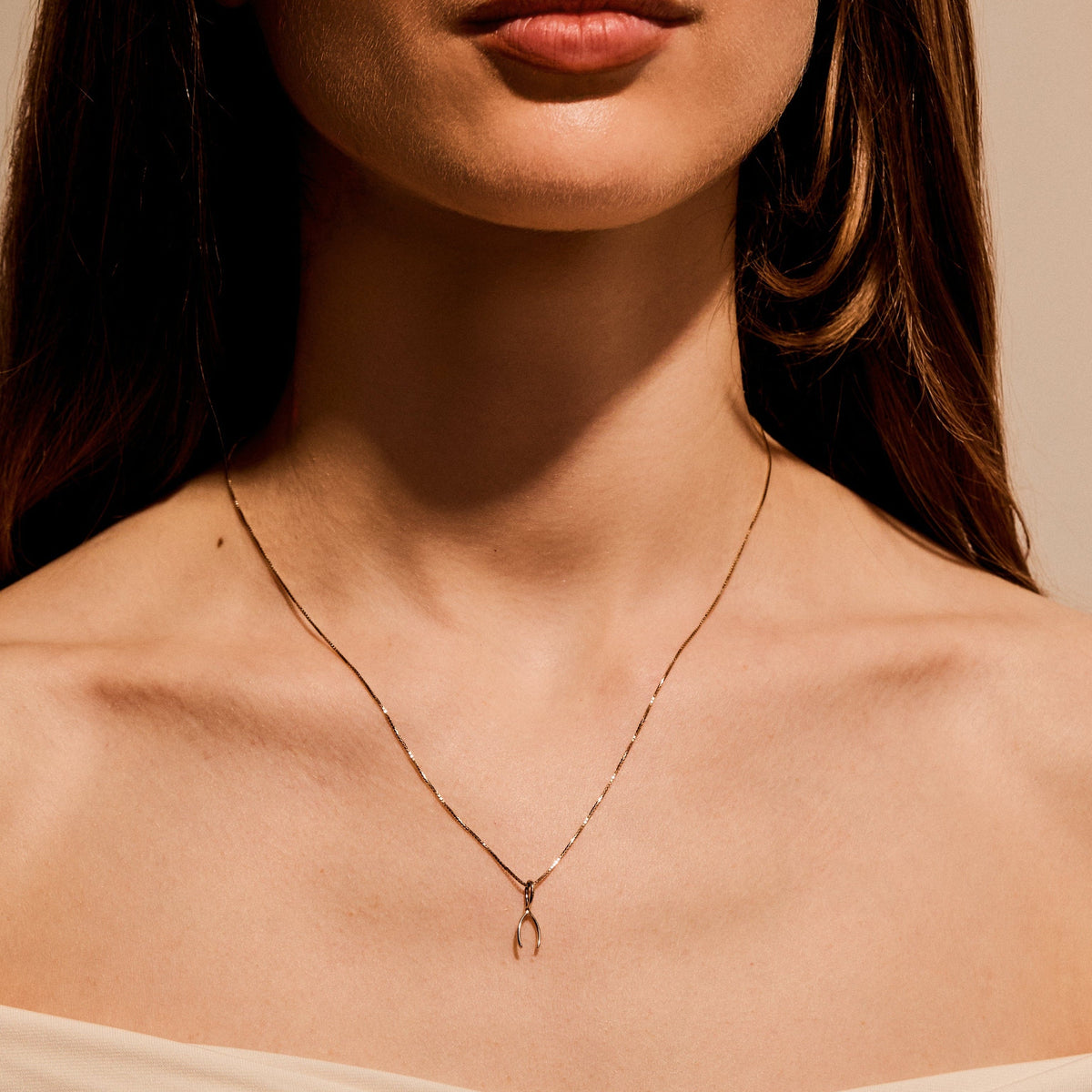 Treasured Wishbone Charm
