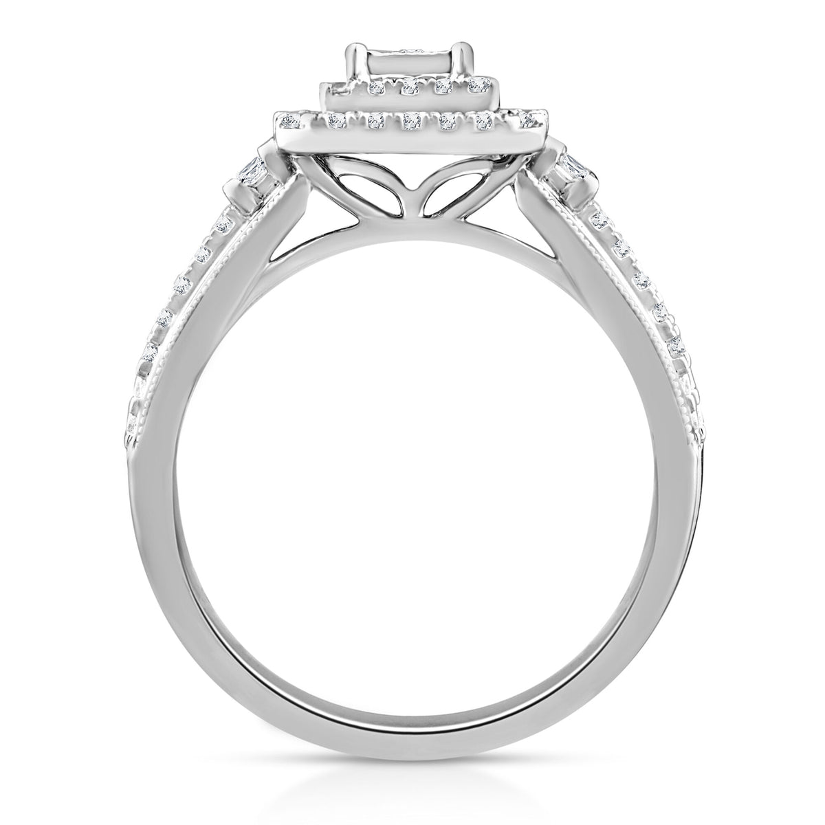 Diamond Promise Ring in 10K White Gold (3/8 ct. tw.)