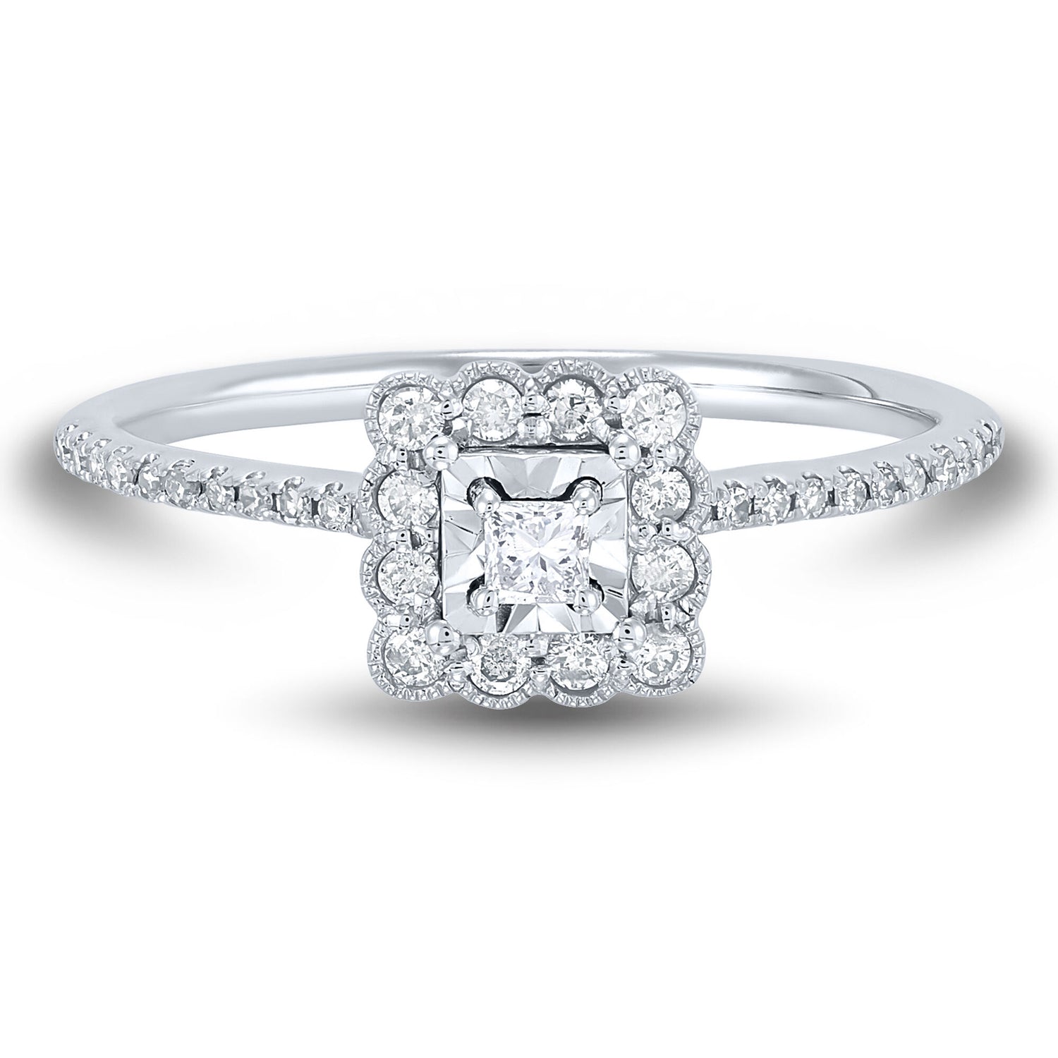 Diamond Promise Ring in 10K White Gold (1/4 ct. tw.)