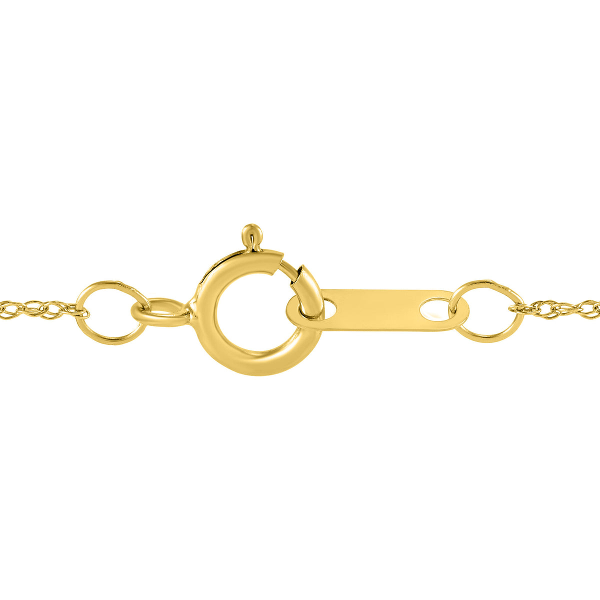 Lab Grown Diamond Heart Pendant in 10K Yellow Gold (1/5 ct. tw.)